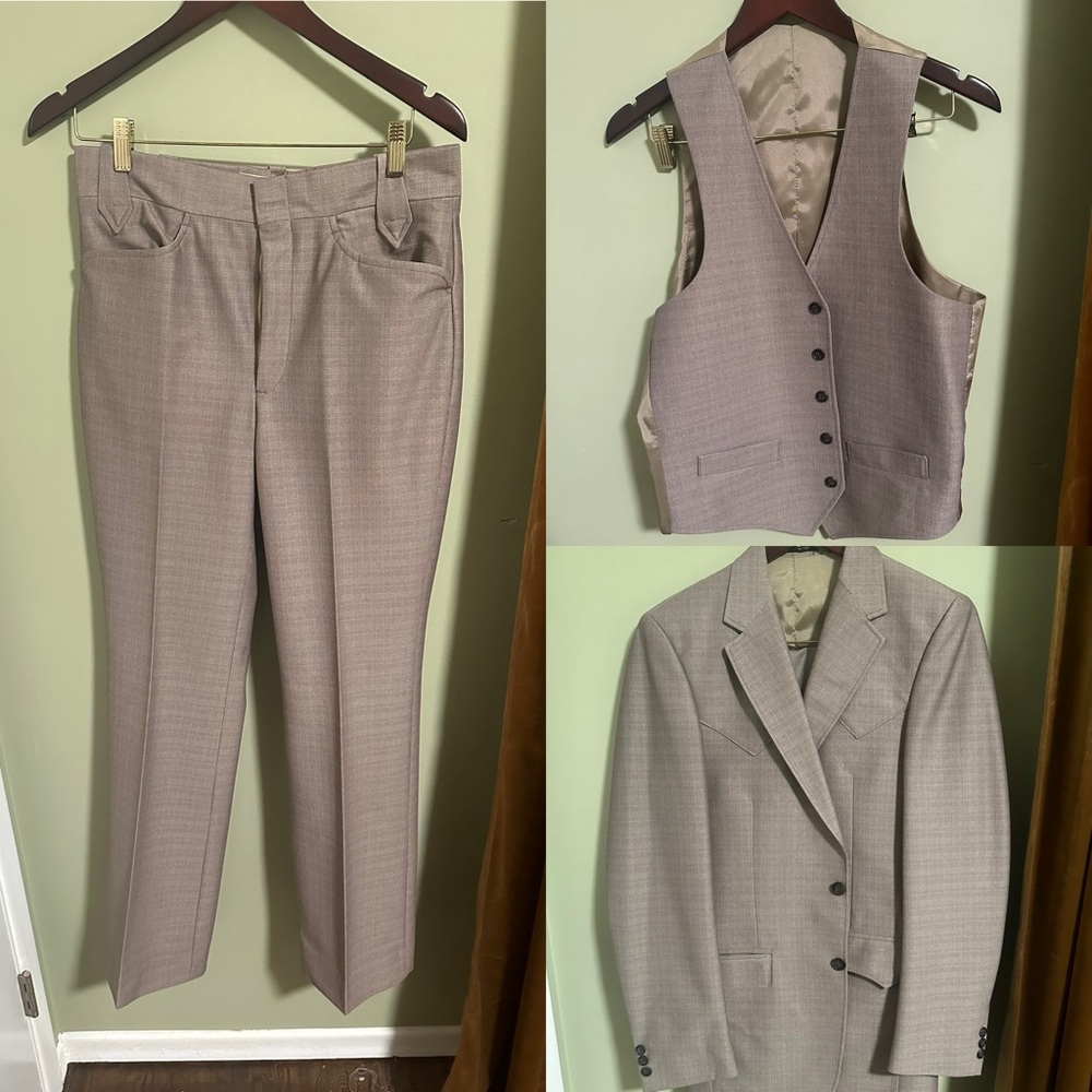 Vintage Men’s Western 3-Piece Suit